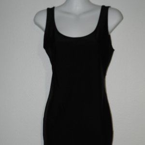 Sleeveless, deep scoop back, bodycon Little Black Dress